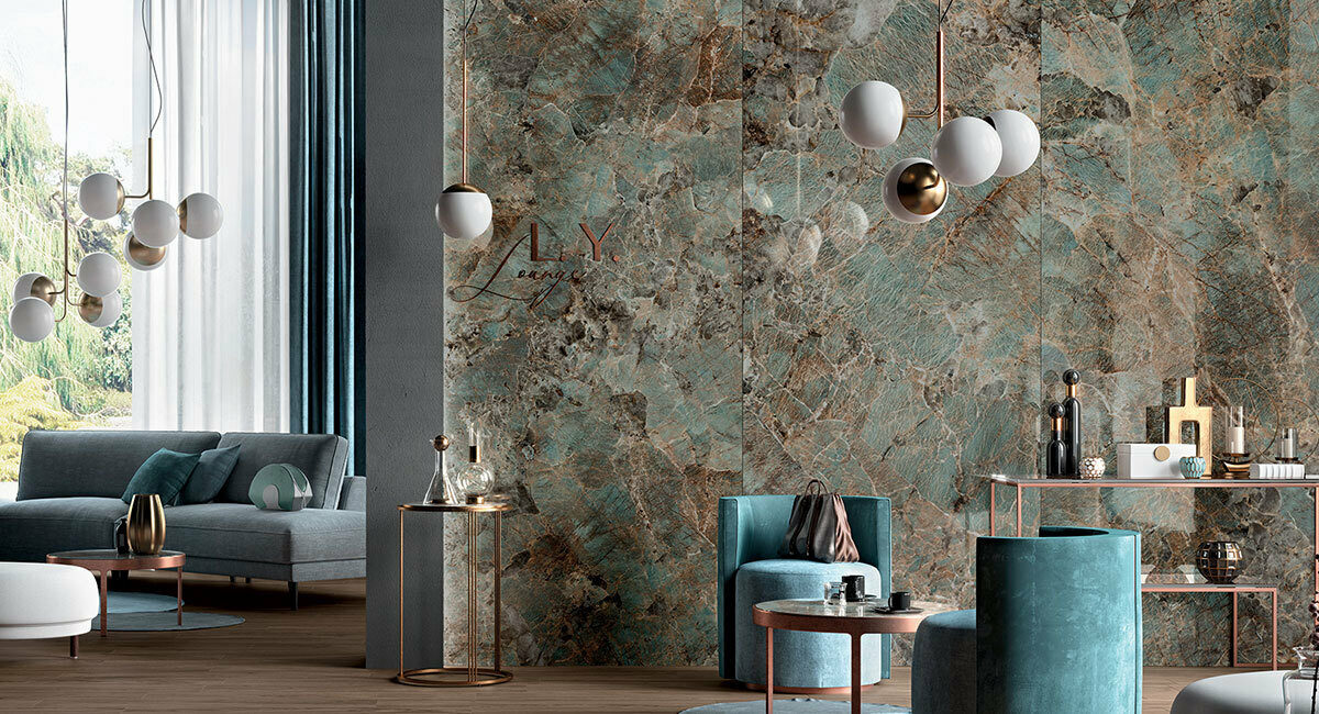 Grossformatplatten Keramik Cosmopolitan Hotel Lounge Monte Graniti
