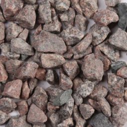 Granit Splitt schwarz rot Naturstein monte graniti