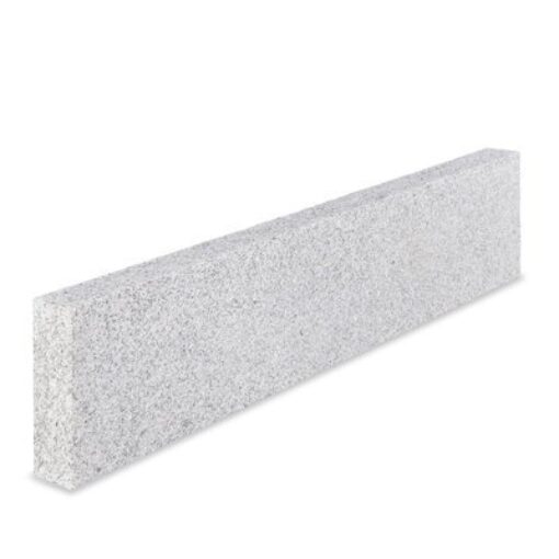 Bordstein Granit Bianco geflammt 100 20 6 Monte graniti