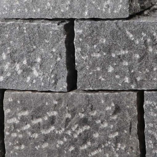 Mauerstein Granit Nero Leccero Monte Graniti