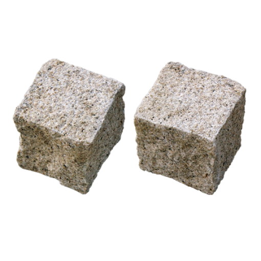 Pflaster Granit Giallo Monte Graniti Naturstein